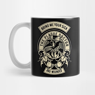 The Plague Doctor, Vintage Retro Classic Mug